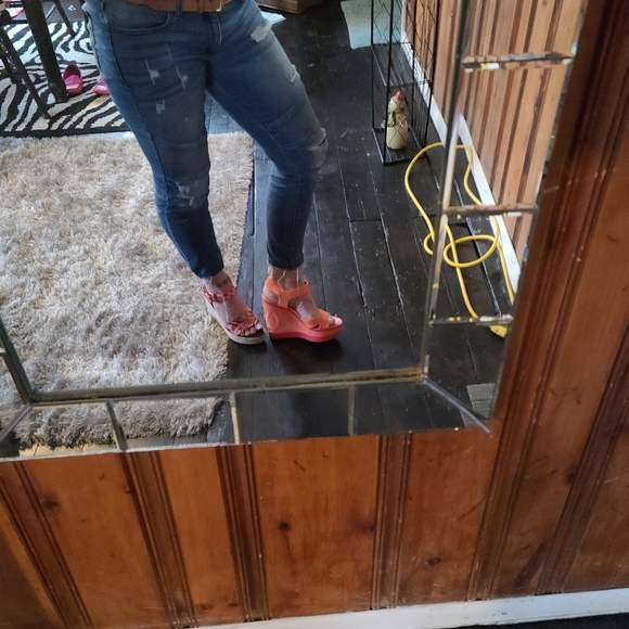 Louis vuitton orange pink sandels - Picture 7 of 14